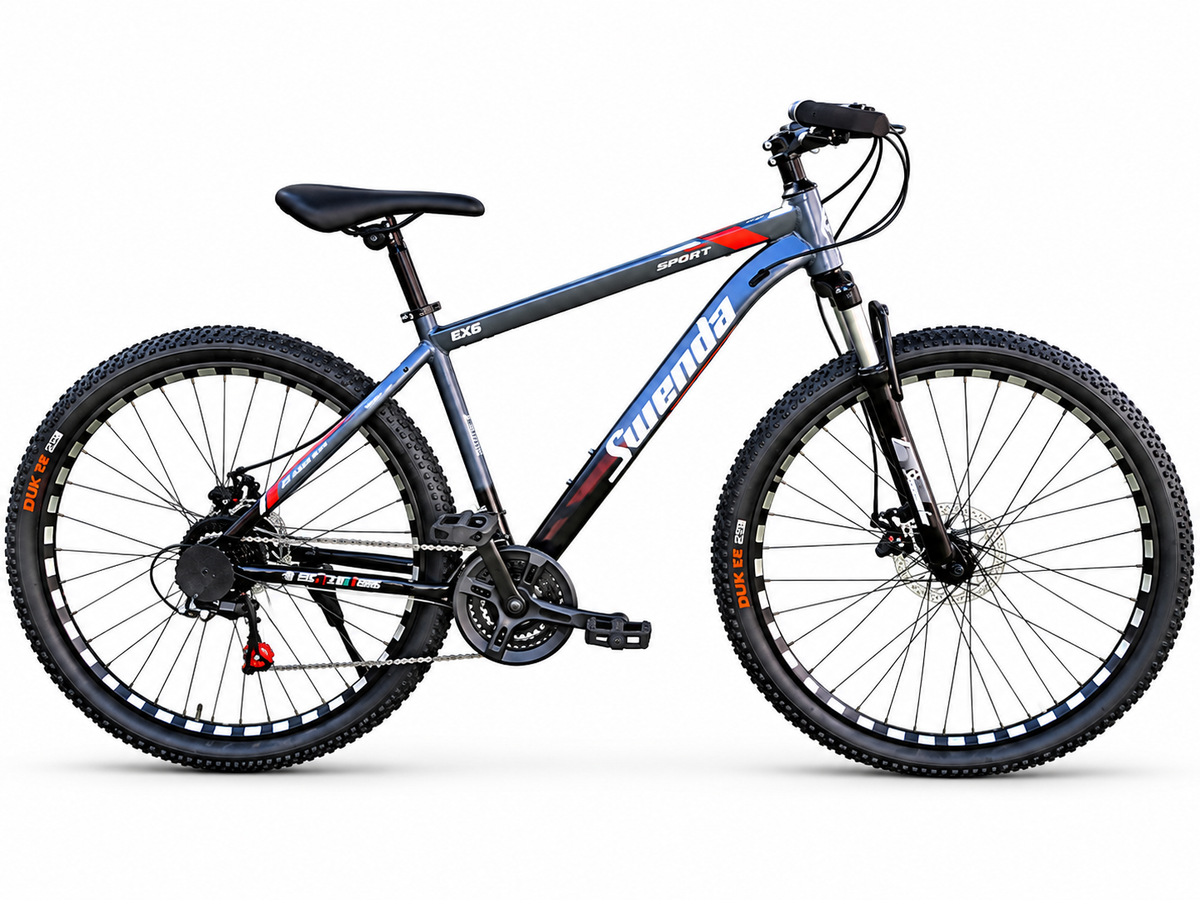 Bicicleta Mountain Bike Suenda Evo System Sport Aro 29 full aluminio azul gris